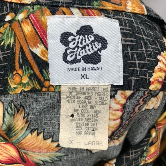 Hilo Hattie 1980s Hawaiian Button Down Shirt - Picture 7 of 7